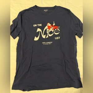 Old Navy Navy Blue Graphic pajama T-Shirt